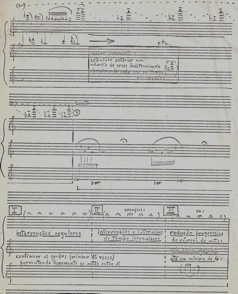 Partitur von Jorge Peixinho