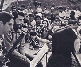 Freilichtkonzert des Festivals Neue Diffusion 1970